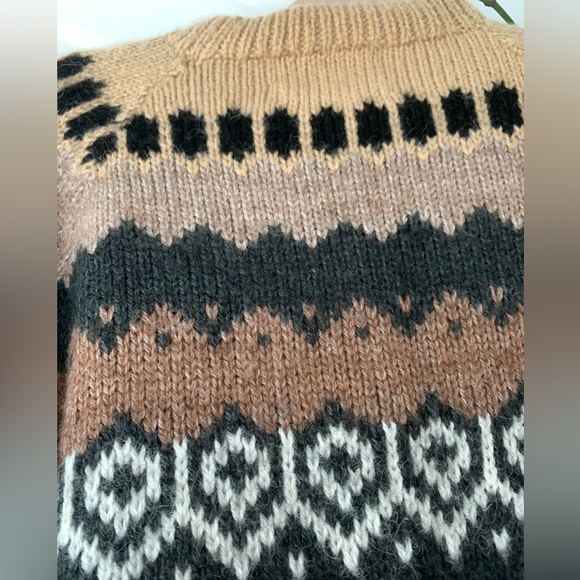 The Alpaca Connection Wool Oversized Cardigan L - Picture 3 of 6